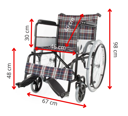 Kiralık Tekerlekli Sandalye Ölçüleri
