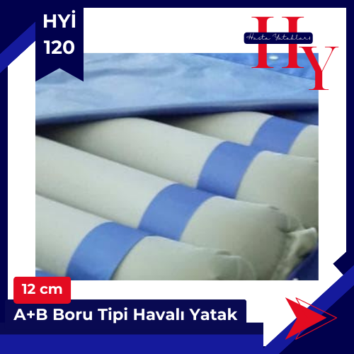 Boru Desenli Havalı Yatak 12 cm