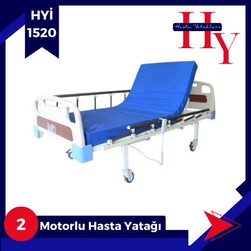 Korkuluklu 2 Motorlu Hasta Yatağı HYİ-1520