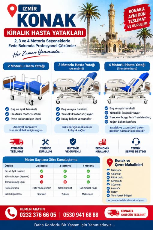 kiralık hasta yatağı konak