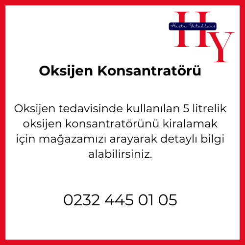 Oksijen Konsantratörü Kiralama İzmir